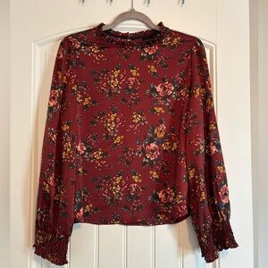 NWT- W5 by Anthropologie Floral Blouse - Size M